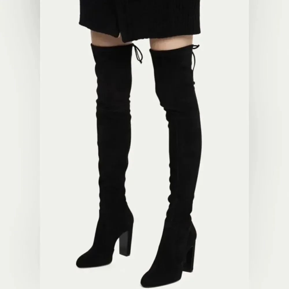 Stuart Weitzman Vidaland Suede Over The Knee Boots size 6.5